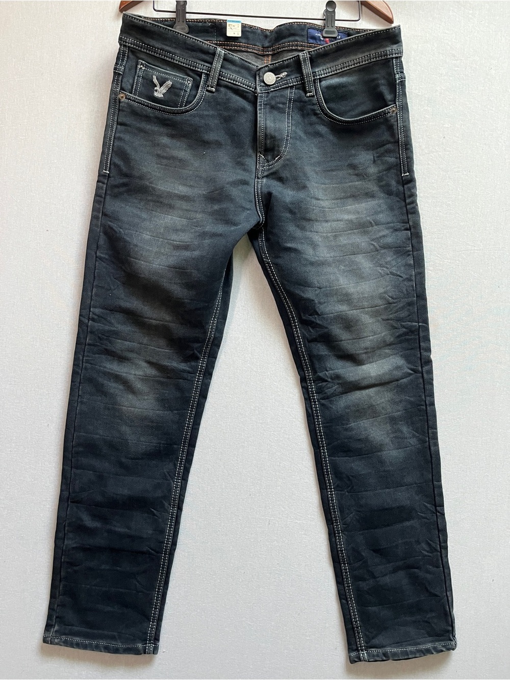 American Eagle Outfitters Straight Slim Jeans Size 34 Mens Denim